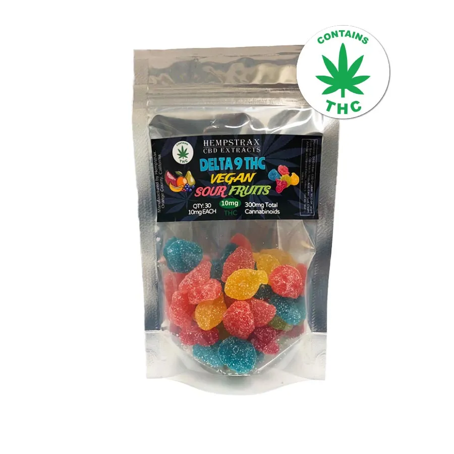 Vegan Delta 9 THC Gummies - 10mg - OC Wellness Solutions