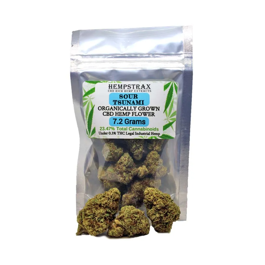NEW Hempstrax Sour Tsunami CBD Flower - OC Wellness Solutions