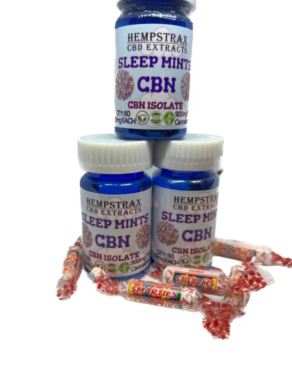 3 pack of Sleep Mints - 900mg CBN per Bottle